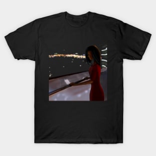 Lady at balcony T-Shirt